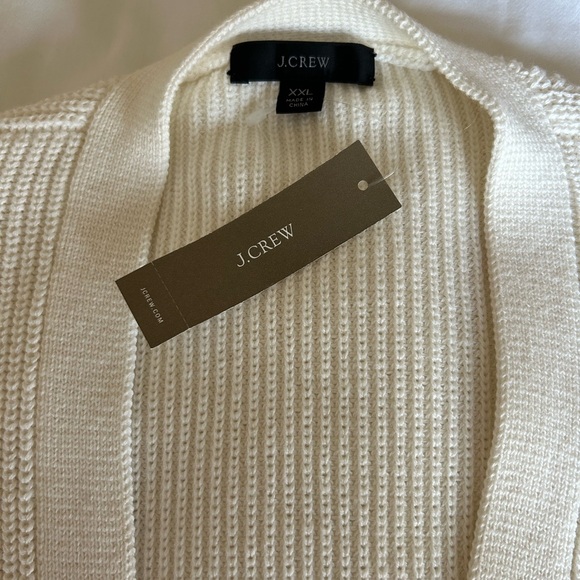 J.Crew cotton & cashmere blend knit v-neck cardigan - Picture 5 of 6